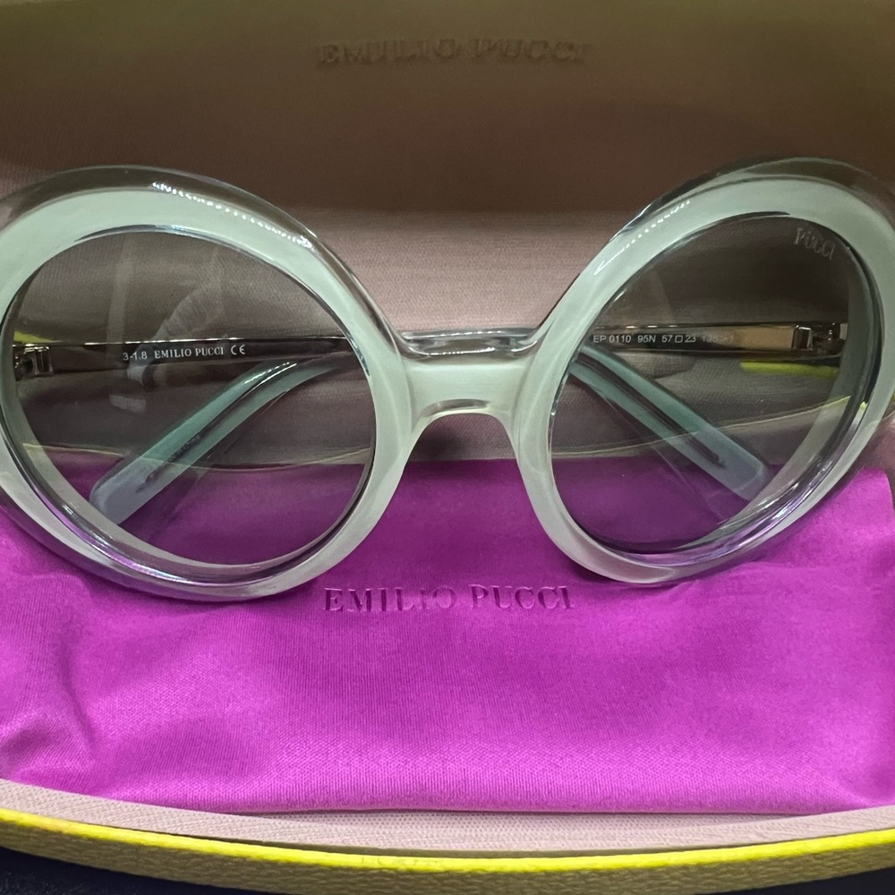 Emilio Pucci Retro Round Sunglasses